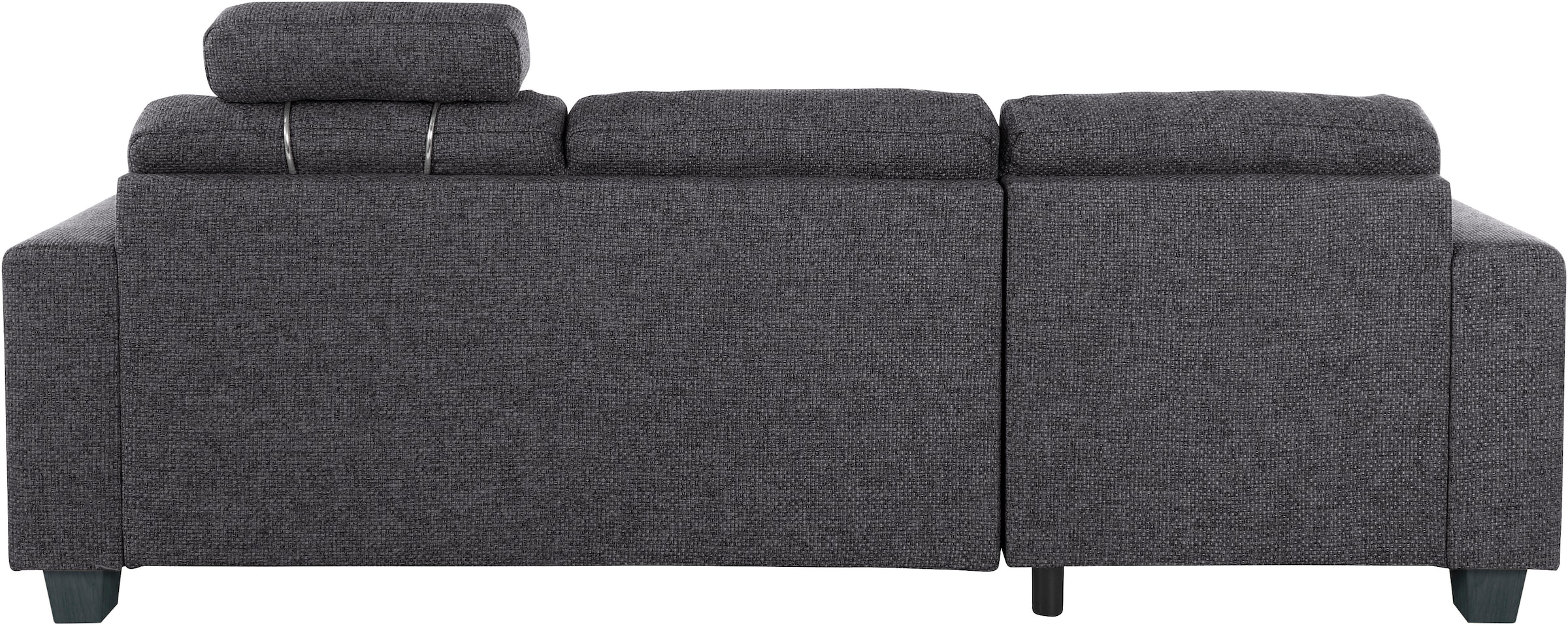 TRENDMANUFAKTUR Ecksofa »Chamber, zeitlos und modern, bequem mit hohem Sitzkomfort, L-Form«, inklusive einer Kopfstütze, wahlweise mit Schlaffunktion