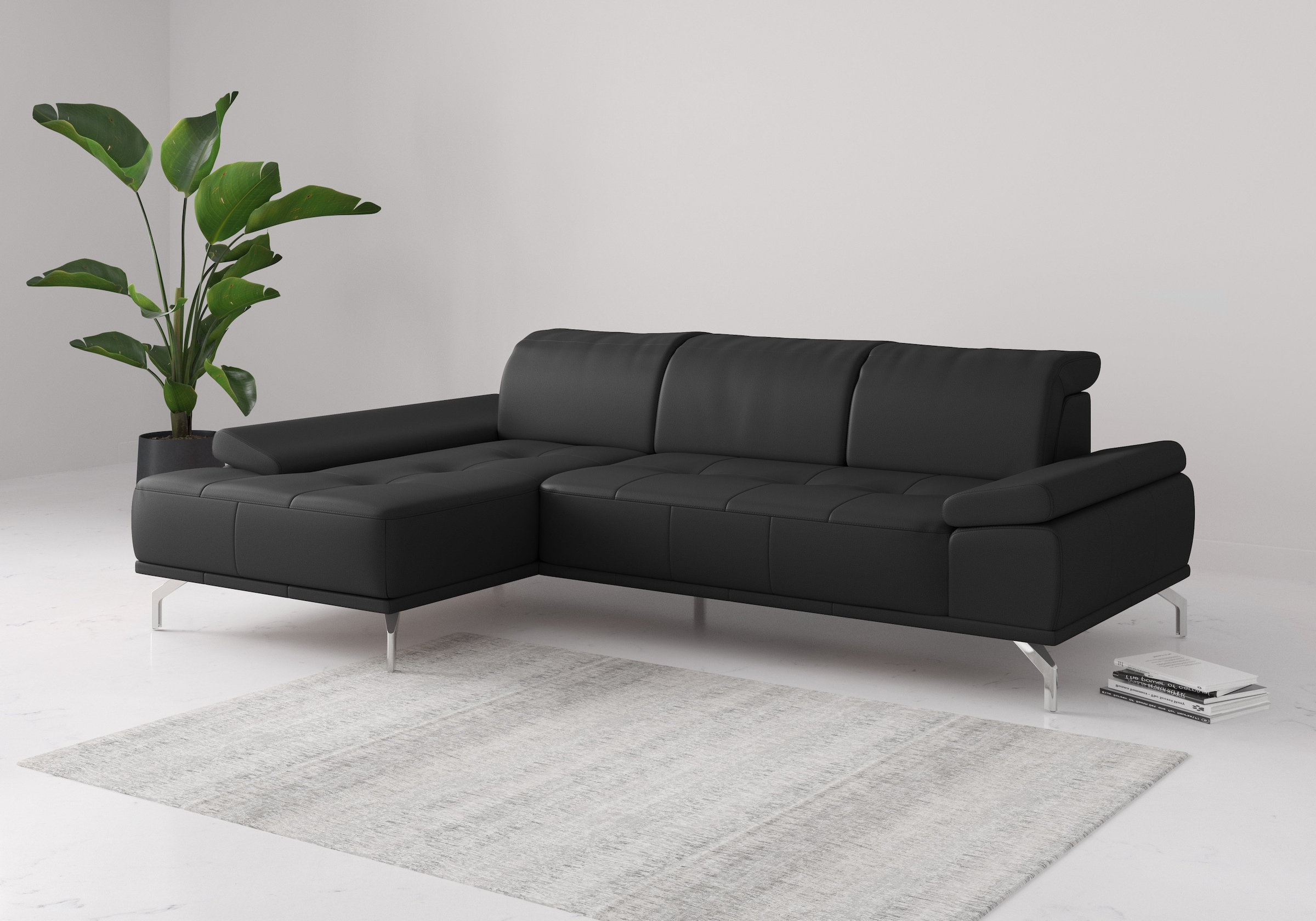 Places of Style Ecksofa »Caluna«, Inkl.Sitztiefenverstellung, wahlweise mit günstig online kaufen