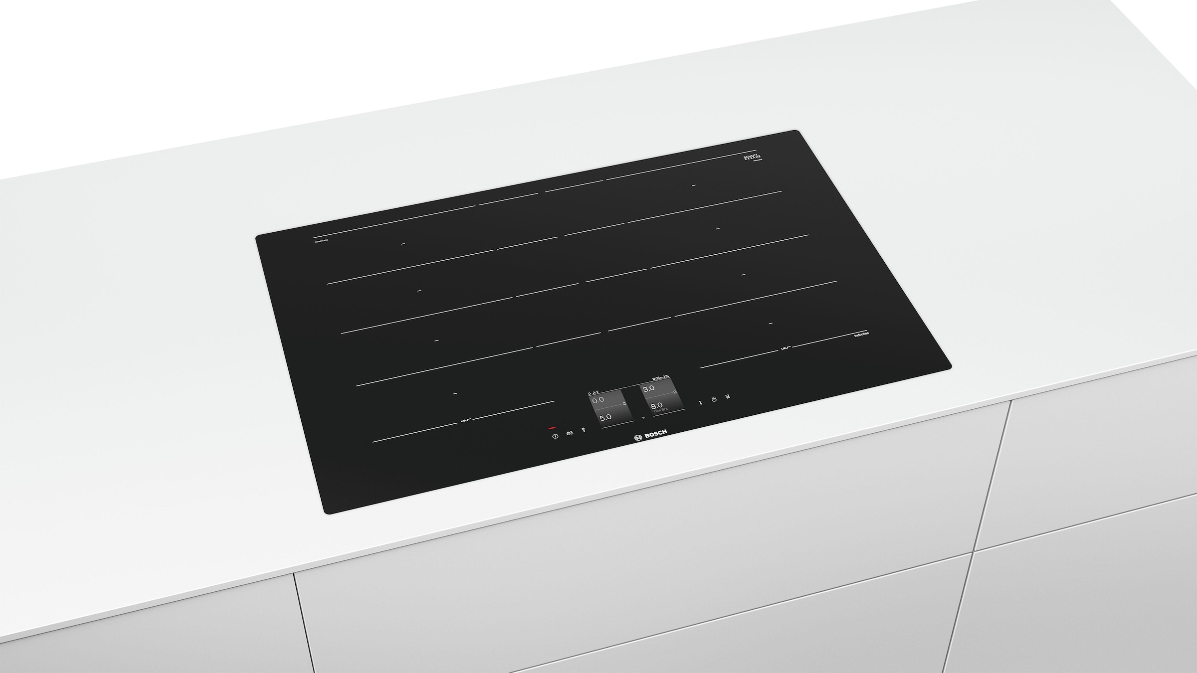 BOSCH Flex-Induktions-Kochfeld von SCHOTT CERAN® »PXY801KW1E«, mit PerfectFry-Bratsensor