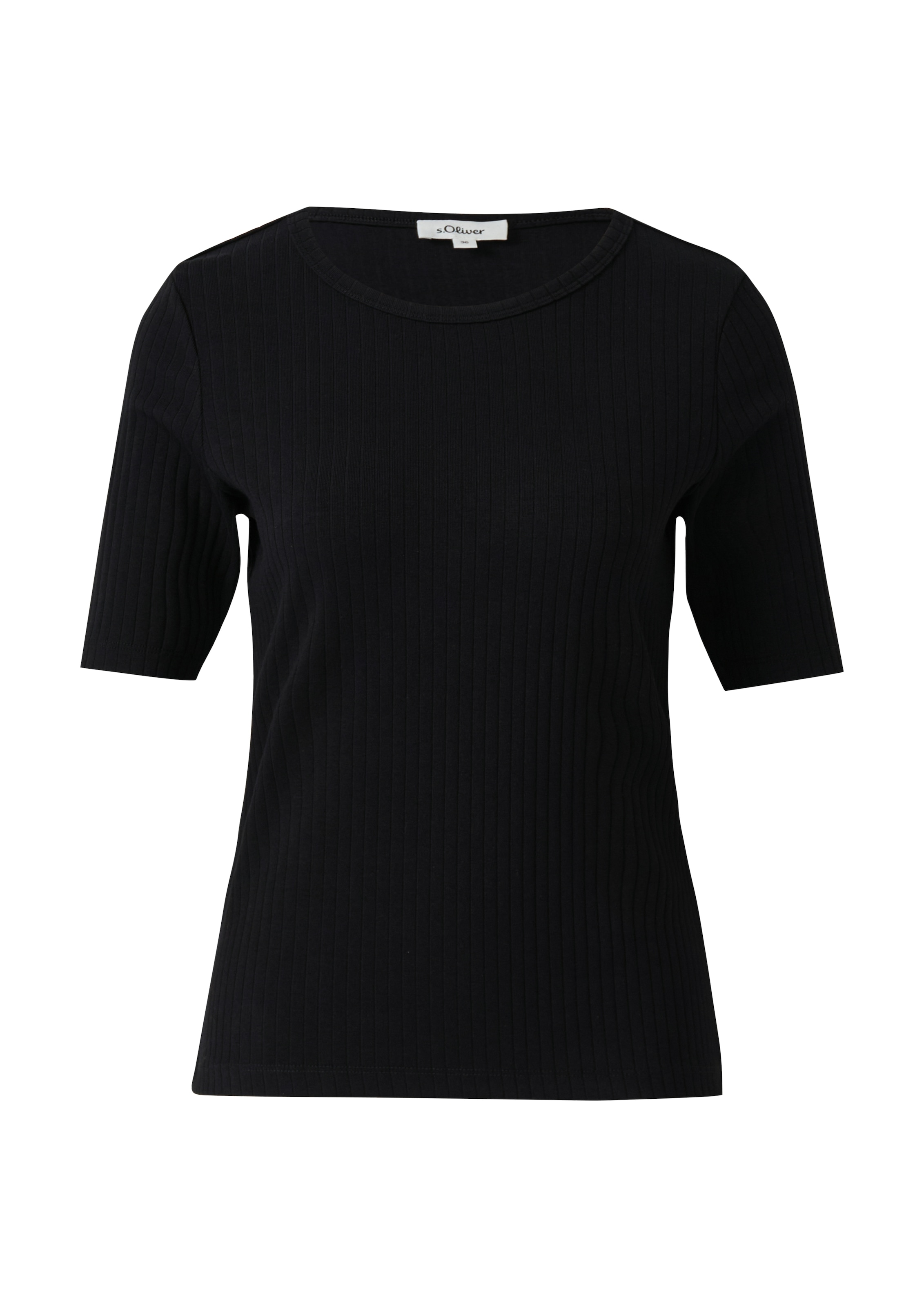 s.Oliver T-Shirt mit Rippstruktur