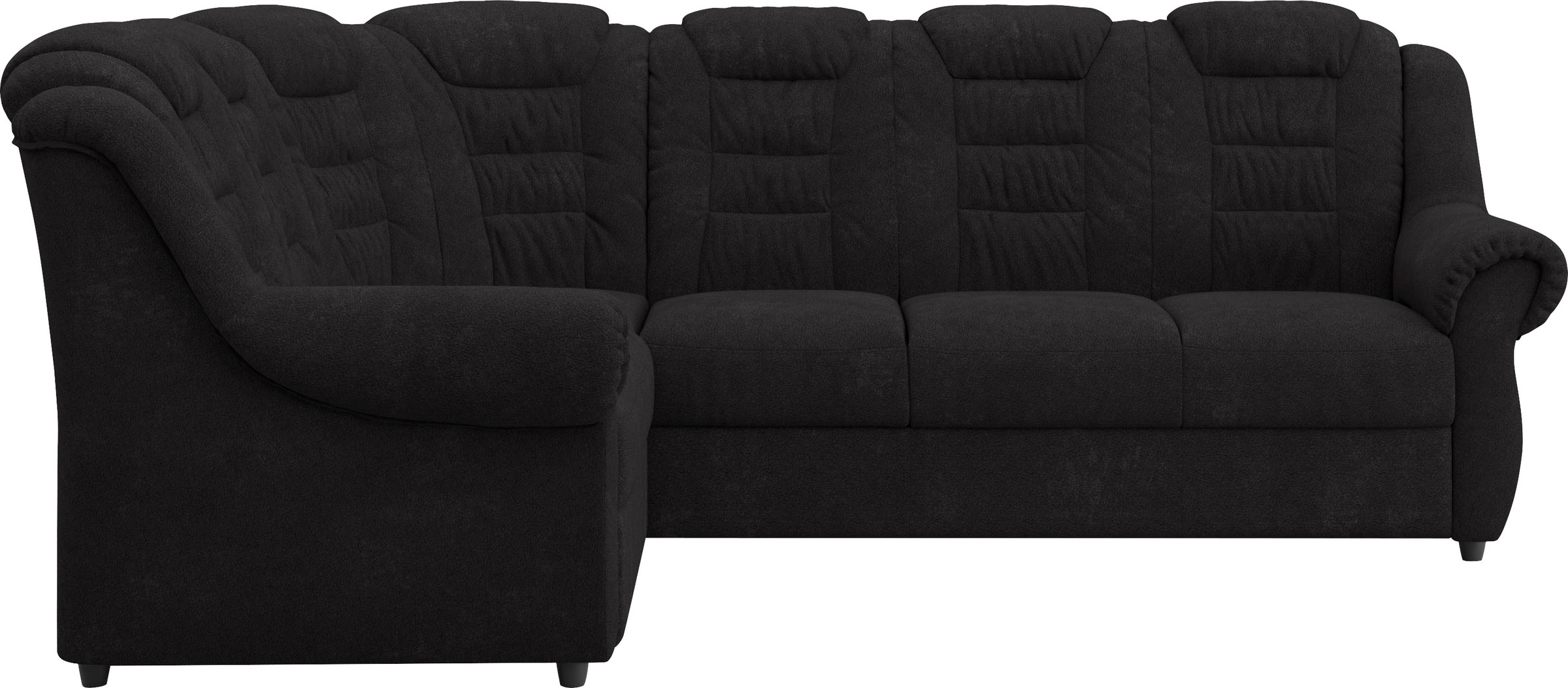 Home affaire Ecksofa »Boston L-Form«, mit hoher Rückenlehne, wahlweise mit Bettfunktion & Stauraum