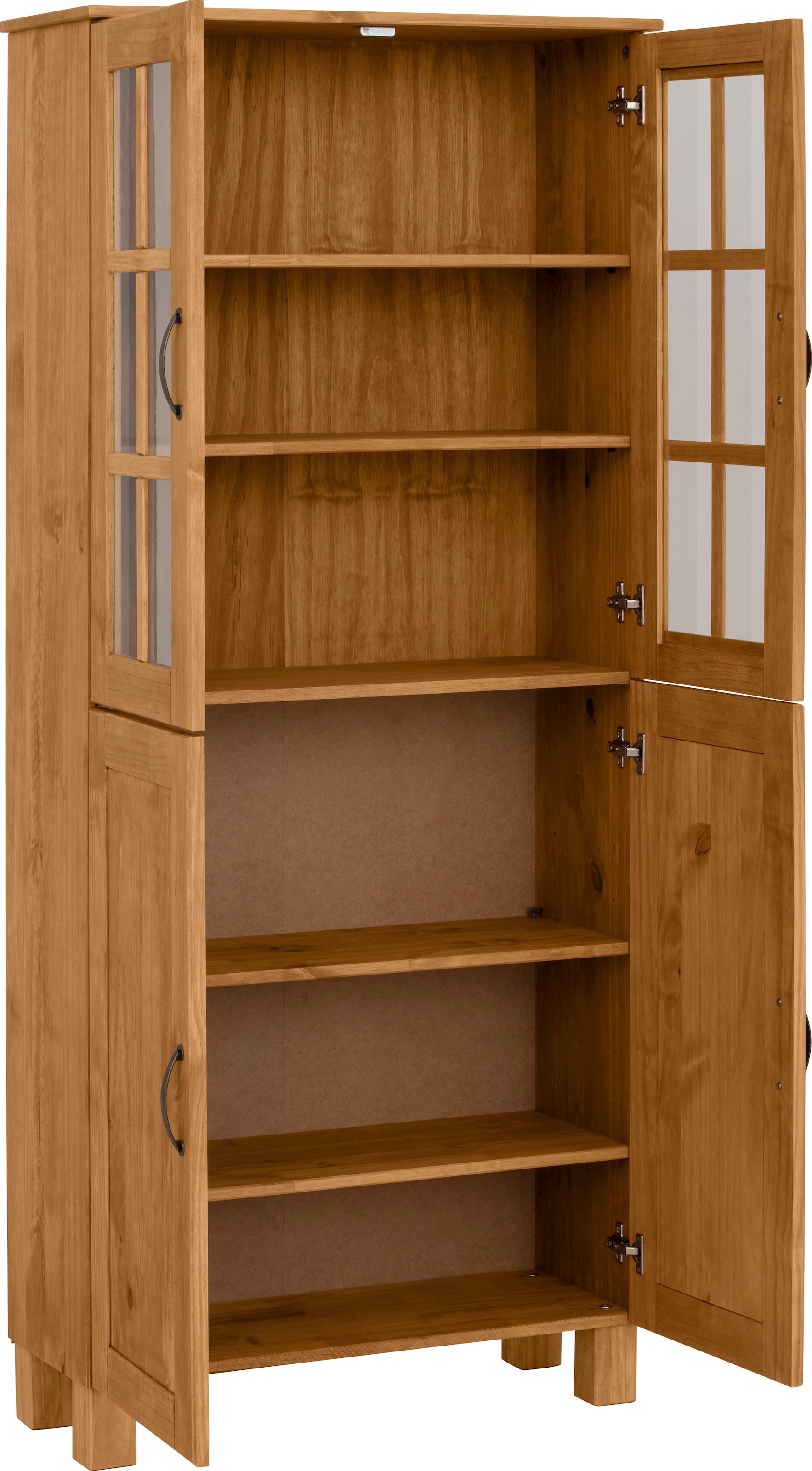 Home affaire Hochschrank »Rodby«, FSC®-zertifiziertes Massivholz, Breite 75 cm, Höhe 170 cm