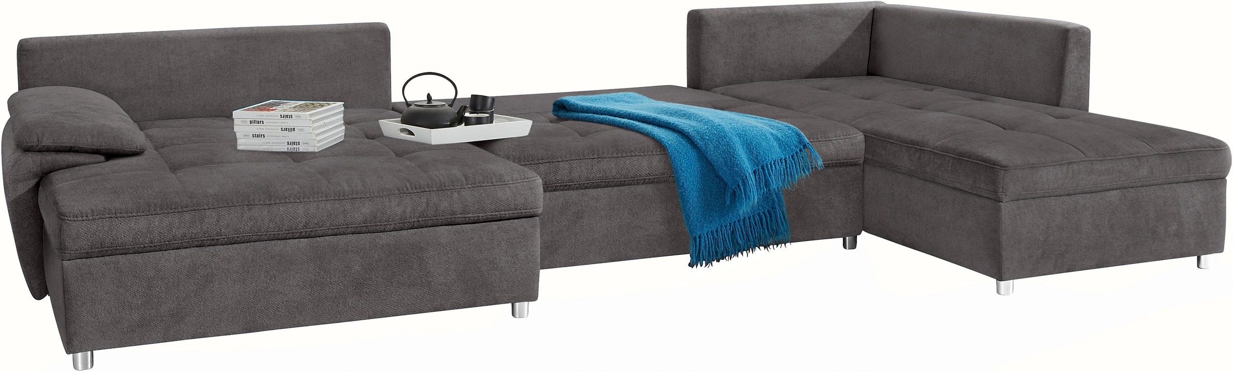 sit&more Wohnlandschaft »Labene U-Form«, wahlweise mit Bettfunktion und Bettkasten