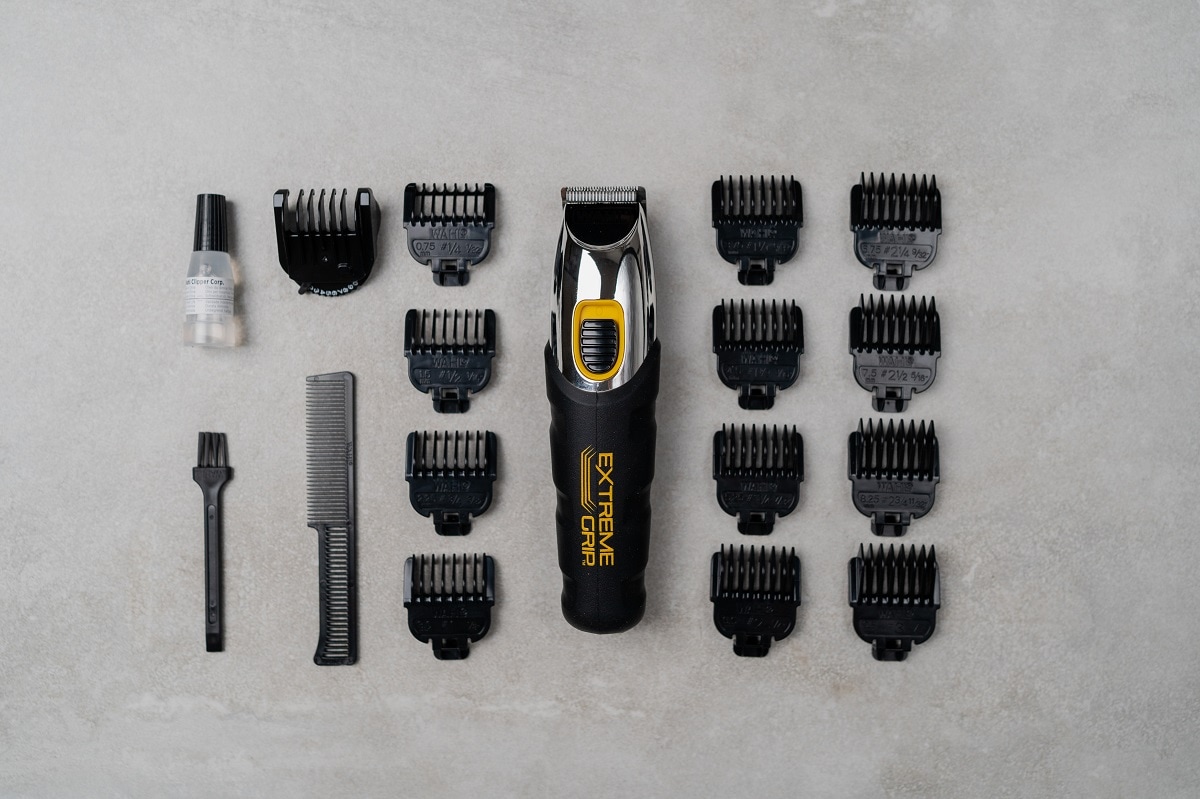 Wahl Bartschneider »Extreme Grip«, 14 Aufsätze, Rutschfester Griff, Lithium-Ionen-Technologie, USB Aufladung