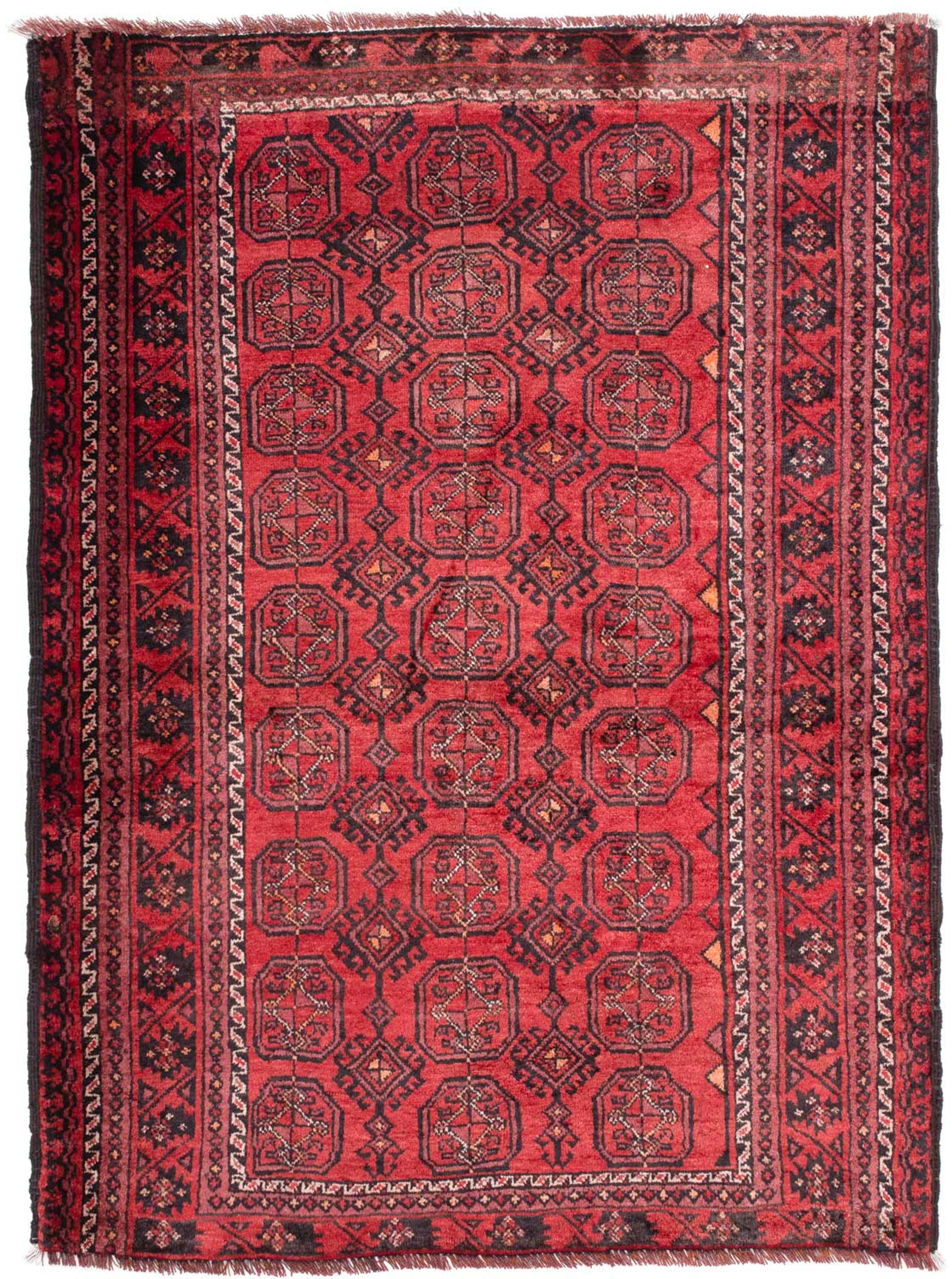 morgenland Orientteppich »Belutsch - 150 x 108 cm - rot«, rechteckig, 8 mm günstig online kaufen