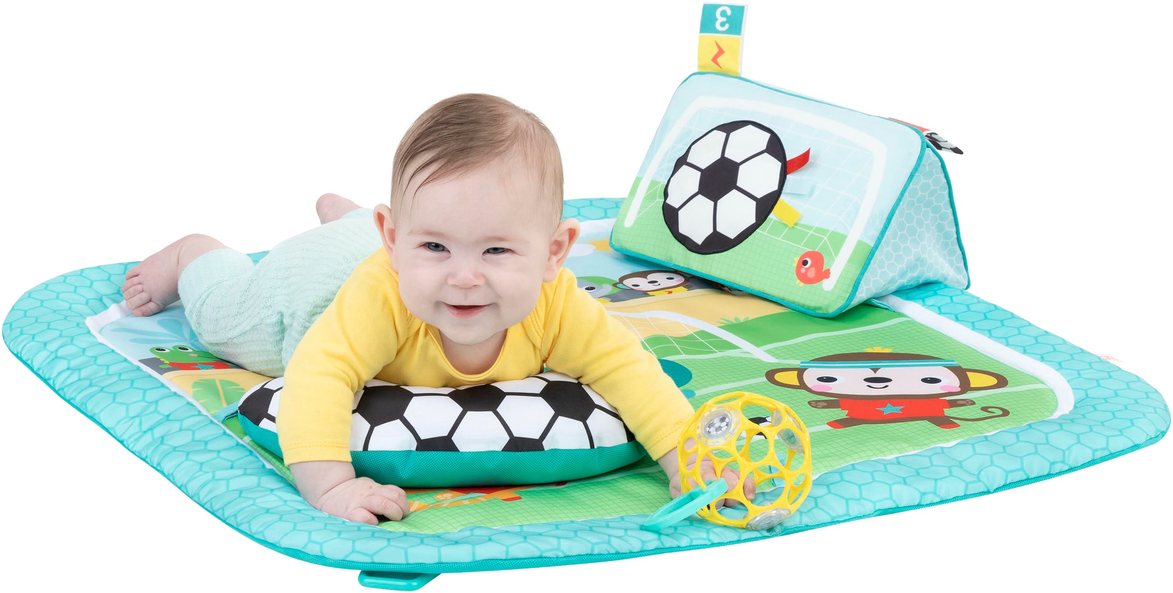 Bright Starts Spielbogen »Grip & Kick Activity Gym«, mit Licht- und Soundeffekt