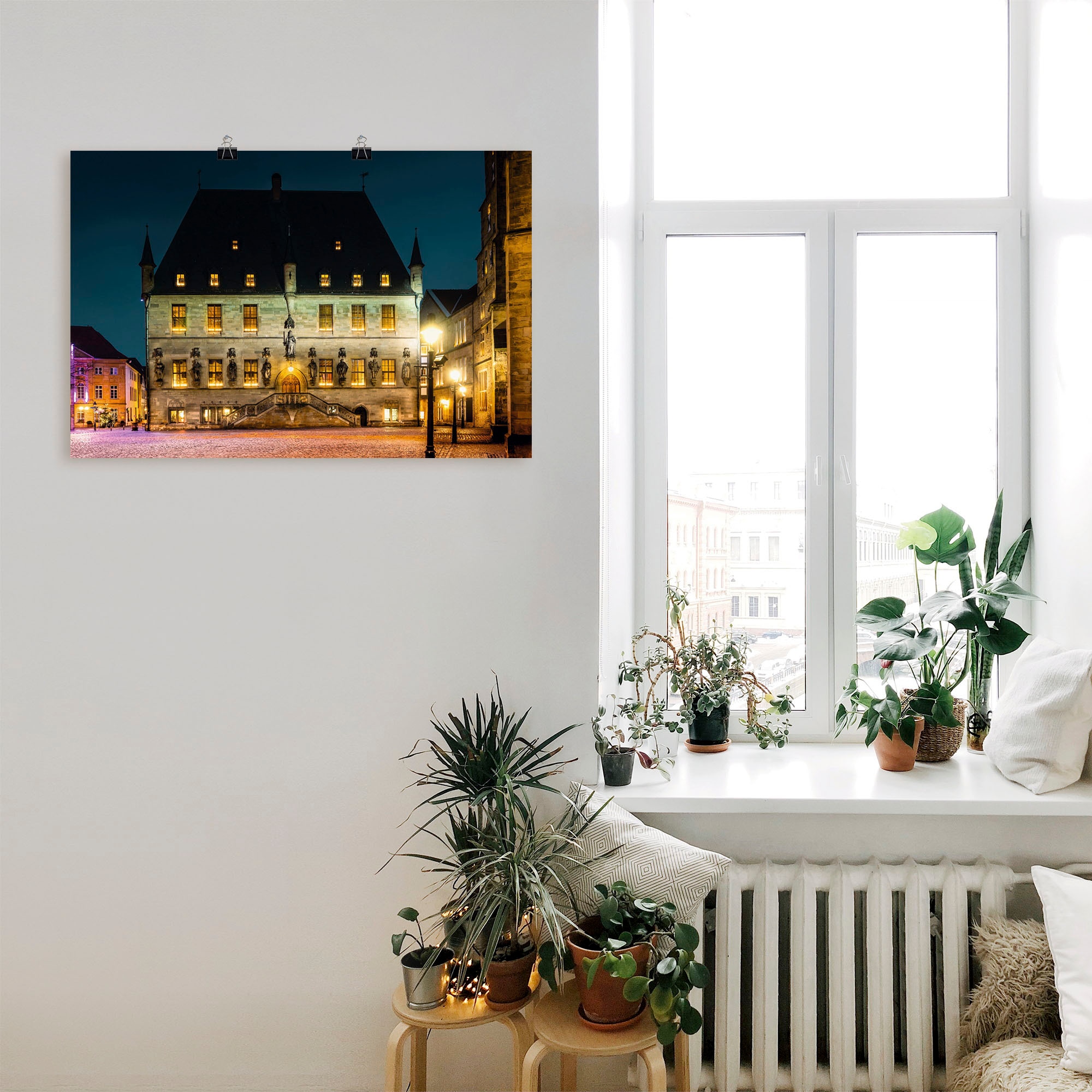 Artland Wandbild »Rathaus Osnabrück II«, Deutschland, (1 St.), als Alubild, günstig online kaufen