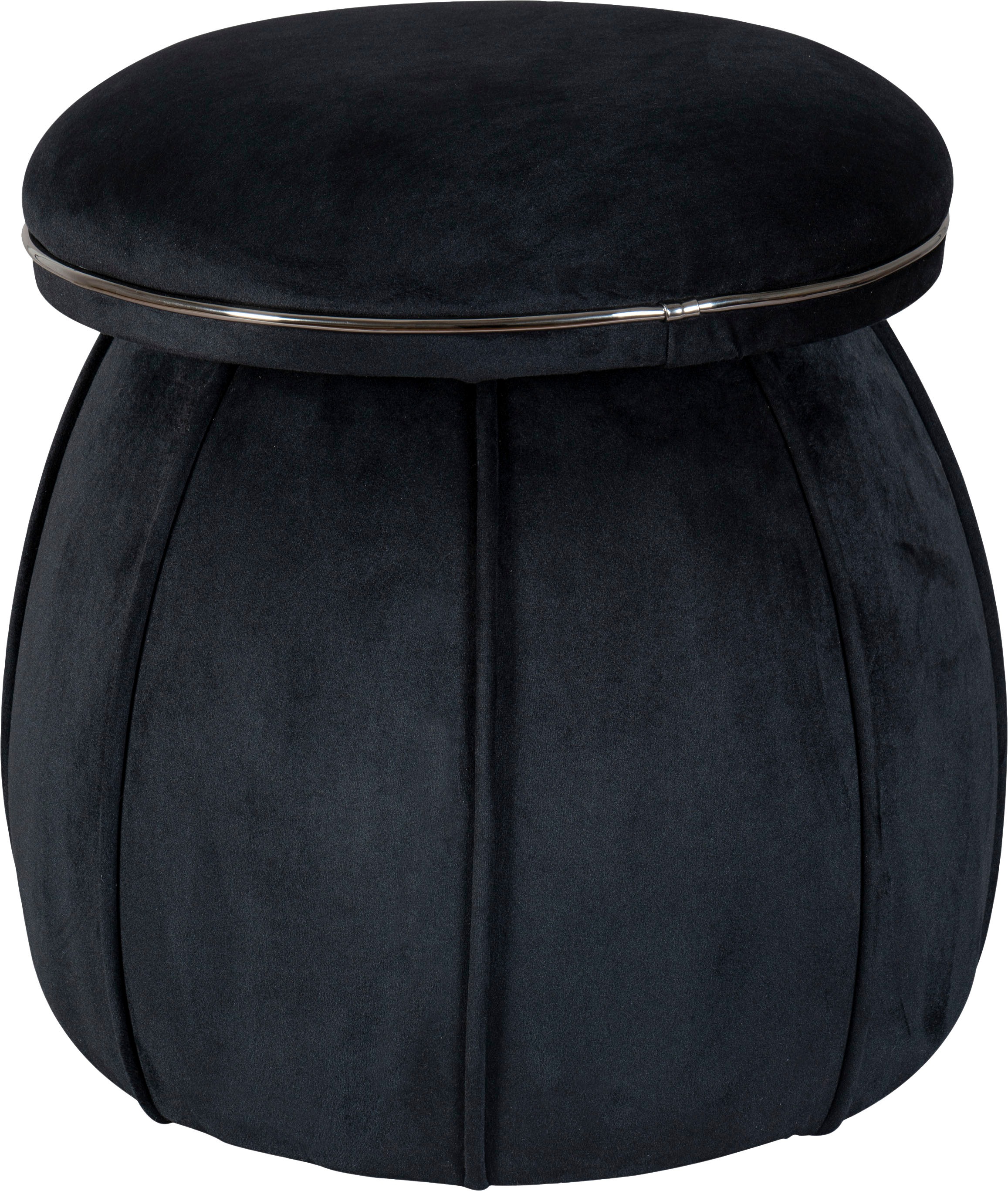 Kayoom Sitzhocker »Hocker Corin,extravagante Form,stilvolle Farben,elegant gesteppter Fuß«, (1 St.), komfortabel, hochqualitativ, pflegeleicht, sorgfältig verarbeitet