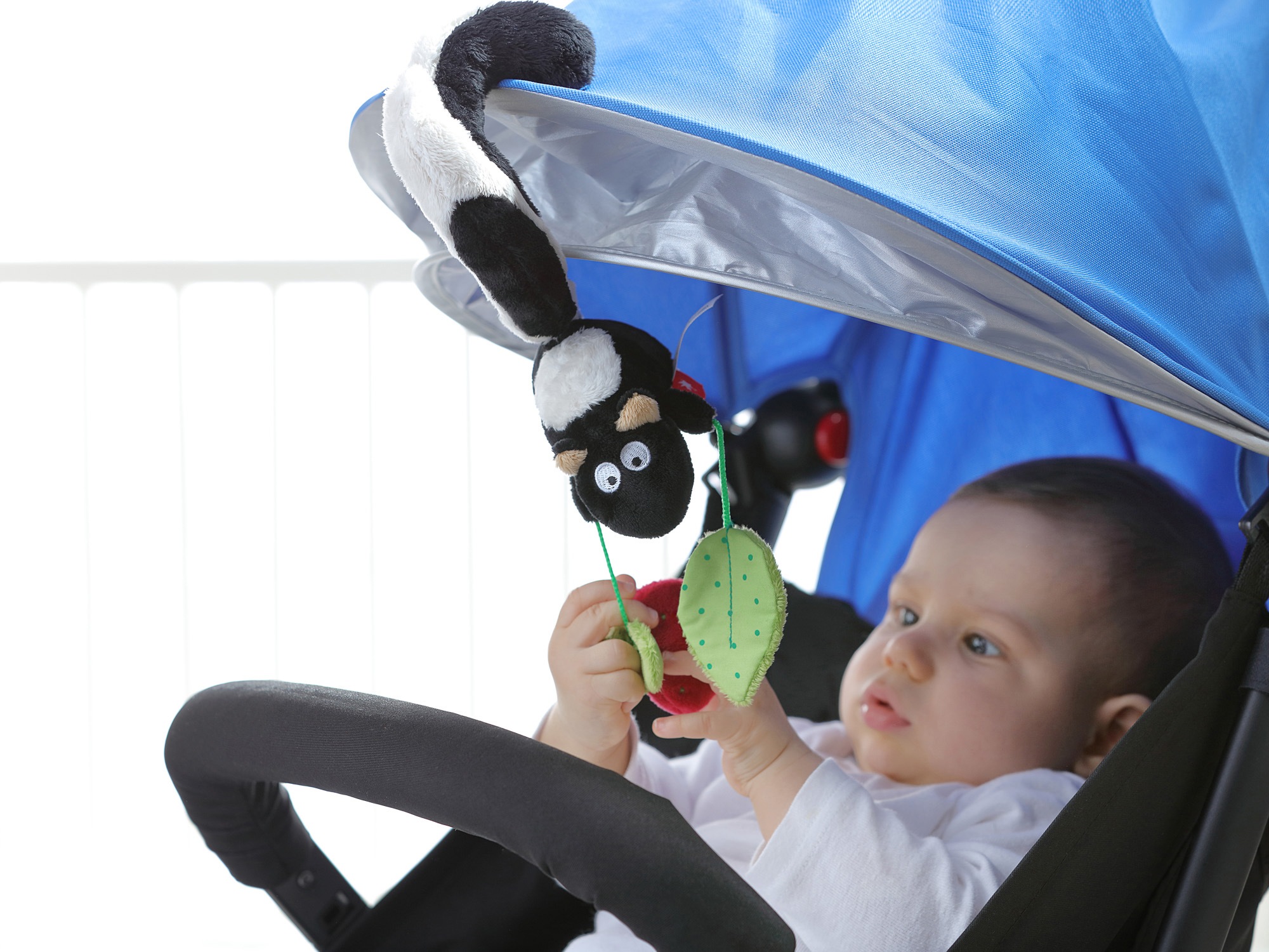 Sigikid Kinderwagenanhänger »Ontour, Stinktier«, mit Rassel