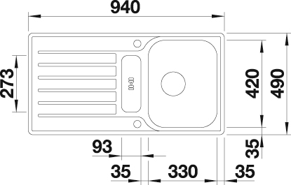 Blanco Küchenspüle »LANTOS 5 S-IF« inklusive 1 Edelstahleinsatz