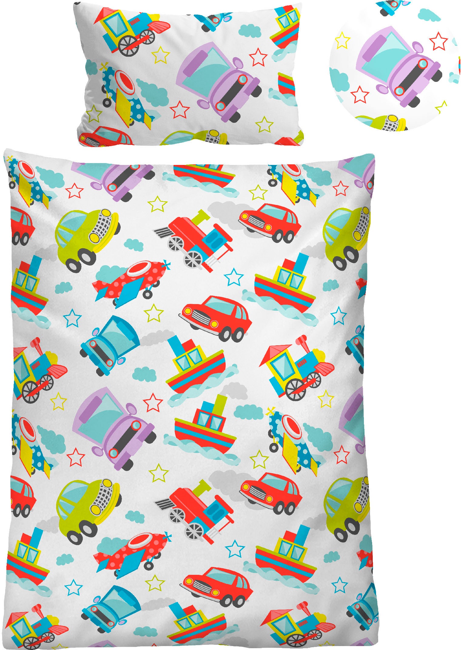 Biberna Kinderbettwäsche Adrian, Linon, 2 teilig, günstig online kaufen