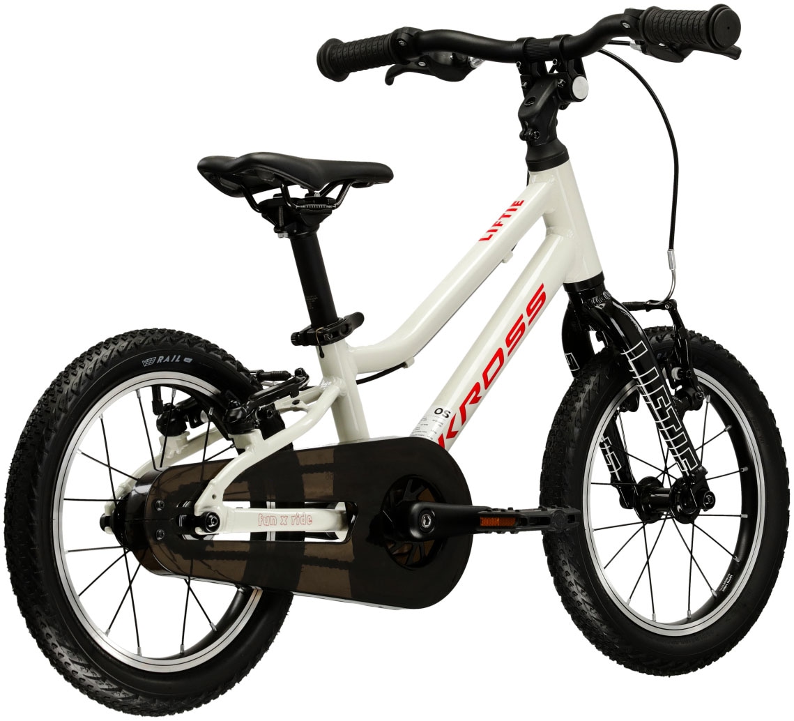 Kross Kinderfahrrad »KROSS Kinderrad Lightweight Liftie 14" grau«, 1 Gang, ohne Schaltung