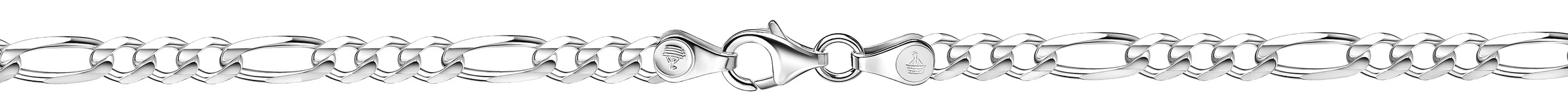 Firetti Collierkettchen »Schmuck Geschenk Silber 925 Armband Kette Figarokette diamantiert« Made in Germany