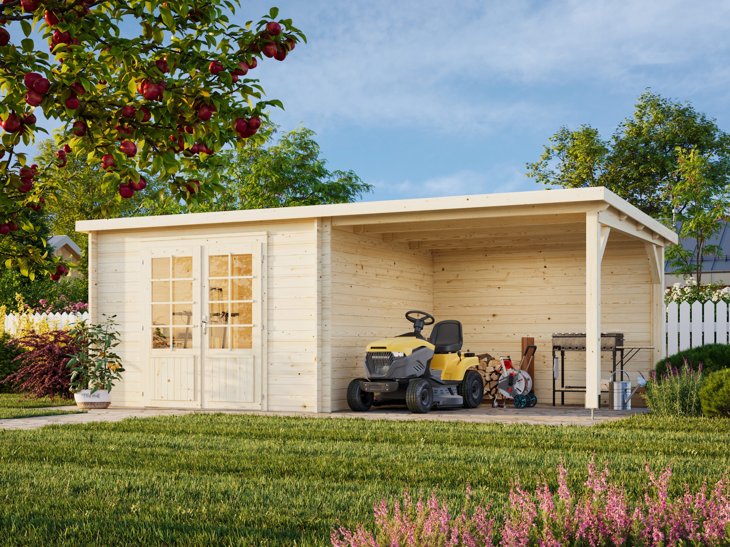 Palmako Gartenhaus »Ella« verschiedene Farben