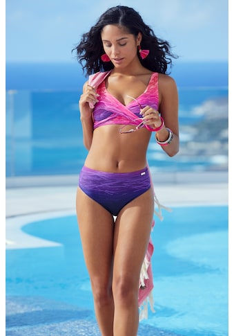 Triangel-Bikini, mit Farbverlauf