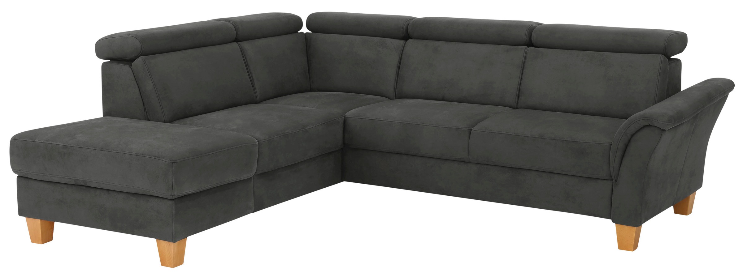 Home affaire Ecksofa »Conville L-Form«, Federkern, wahlweise mit Bettfunktion und Bettkasten bzw. Stauraum