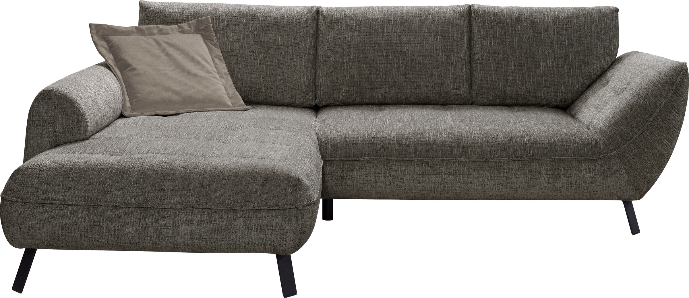 exxpo - sofa fashion Ecksofa »Bellini, Materialmix oder komplett Struktur, günstig online kaufen