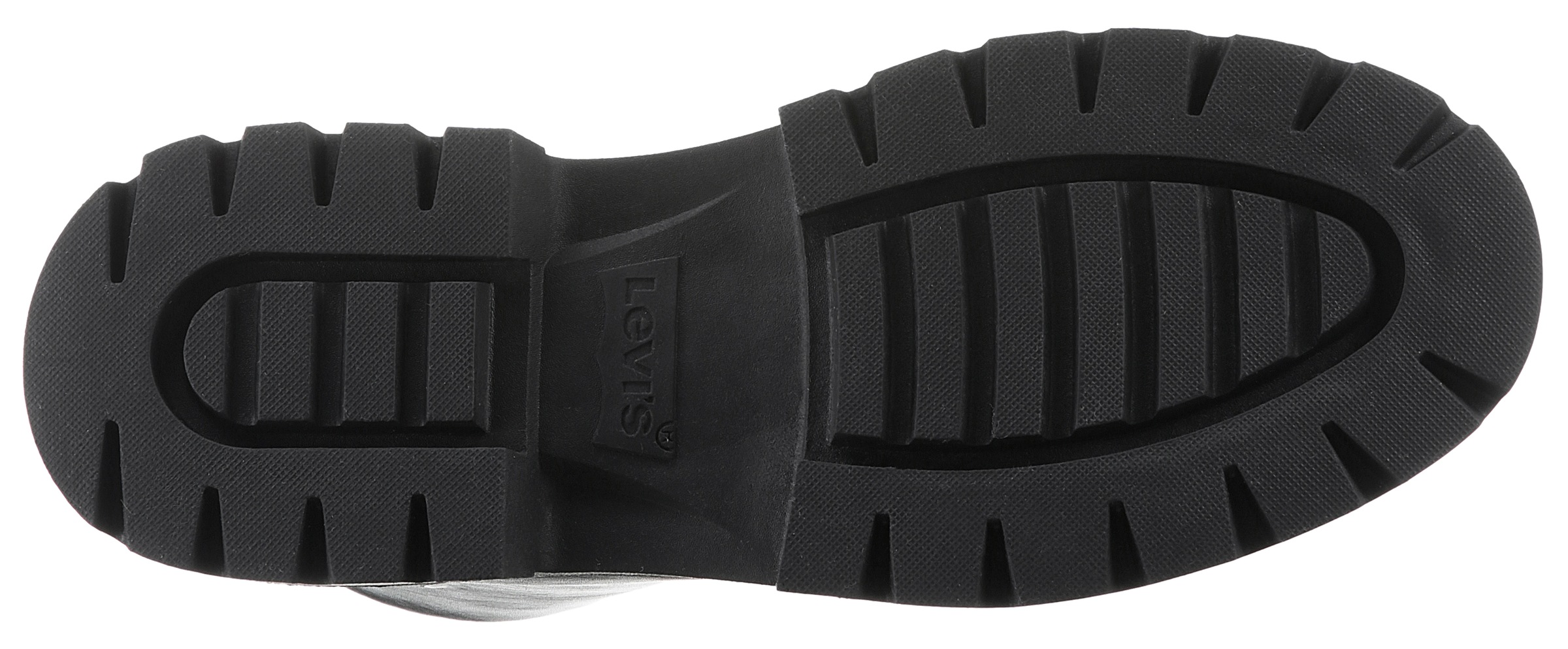 Levi's® Kids Schnürboots »LEVIS® PASADENA REFRESH«, Blockabsatz, Boots, Schnürstiefelette, logobedruckte Anziehlasche