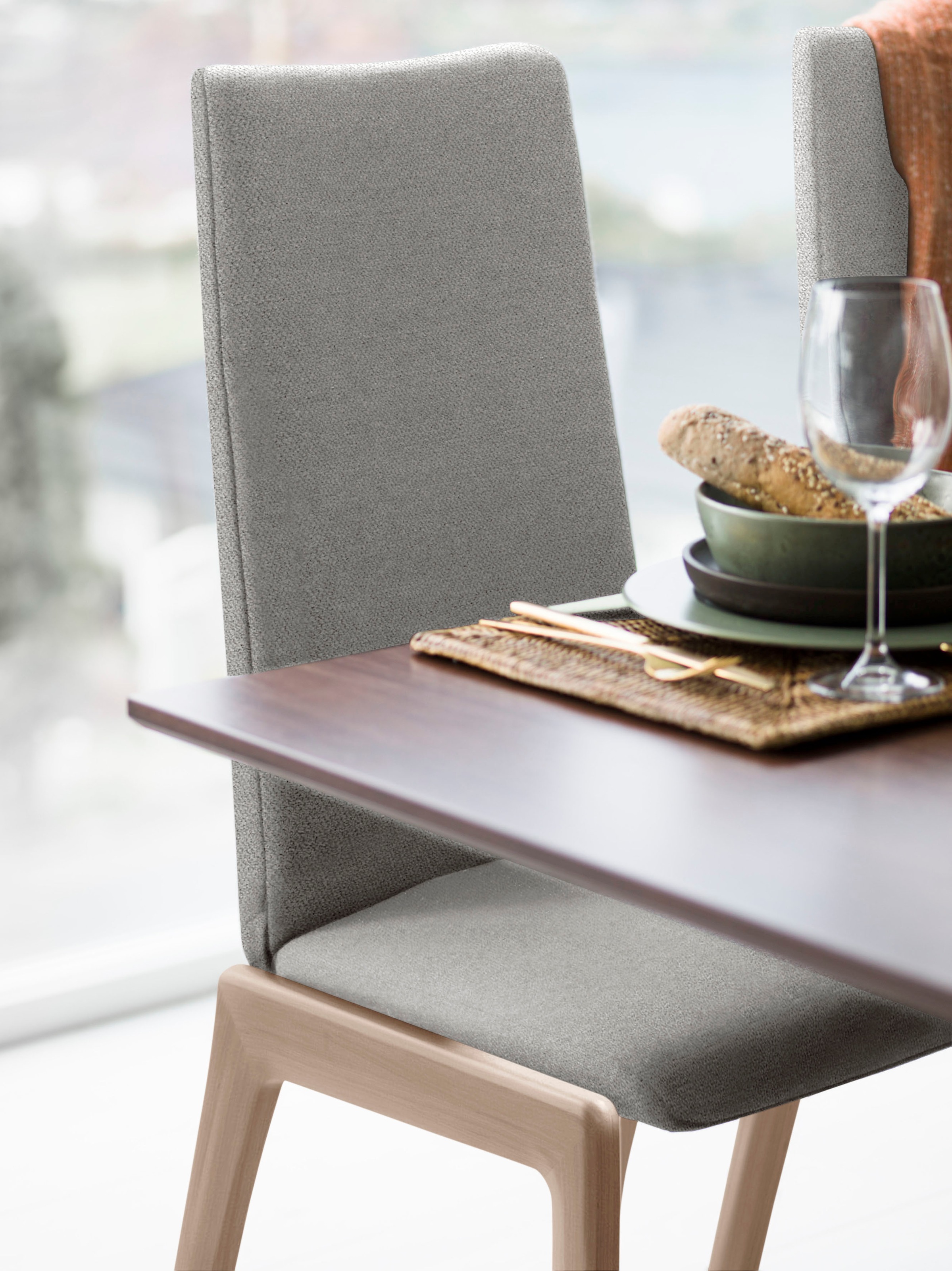Stressless® Polsterstuhl »Laurel«, ROHLEDER Stoff Q2 FARON, High Back, Größ günstig online kaufen