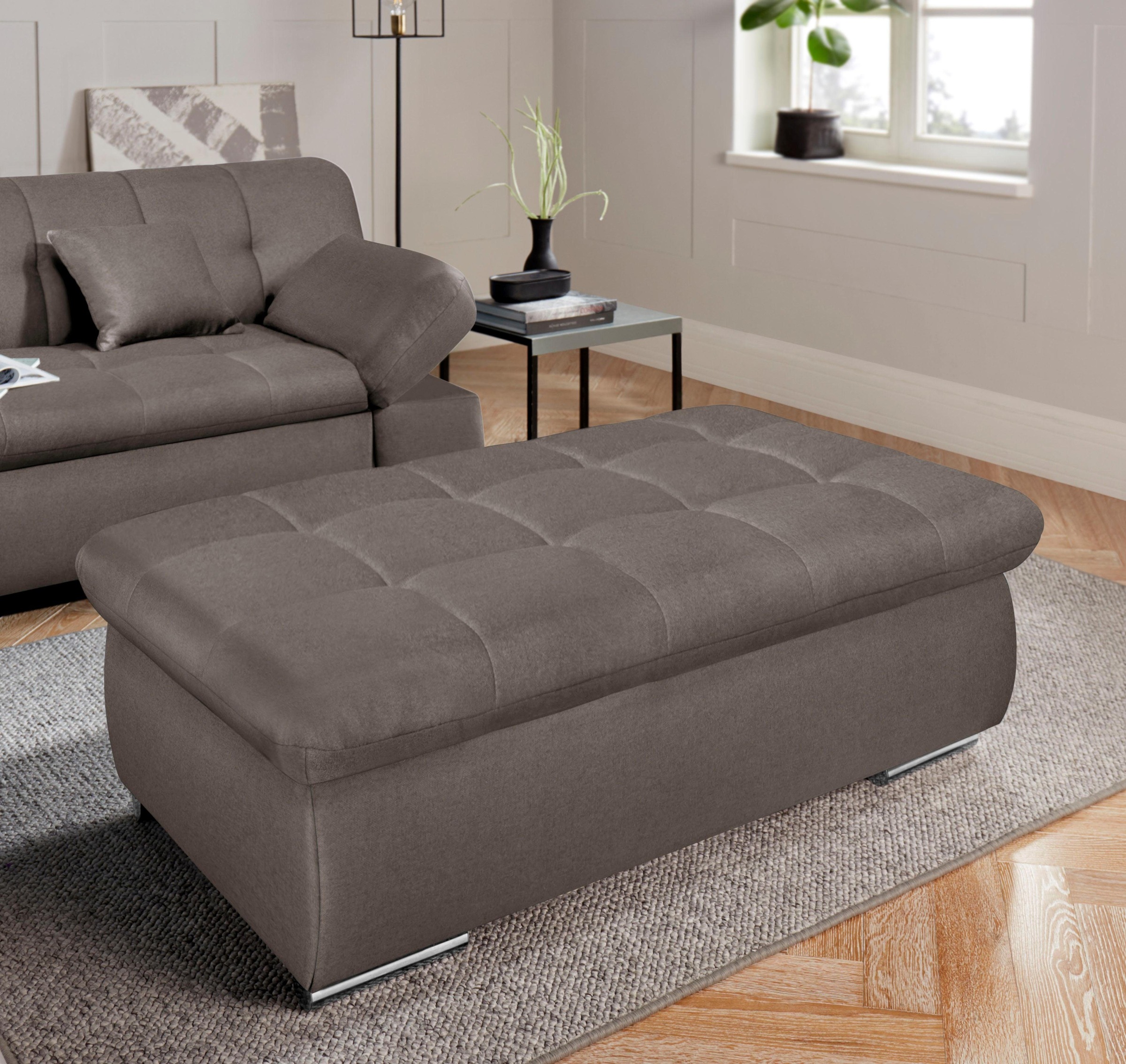 DOMO collection Hocker »Mona«, mit Stauraumfach