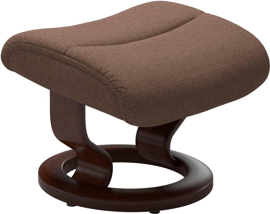 Stressless® Relaxsessel »View«, (Set, Relaxsessel mit Hocker), mit Classic Base, Größe M,Gestell Braun