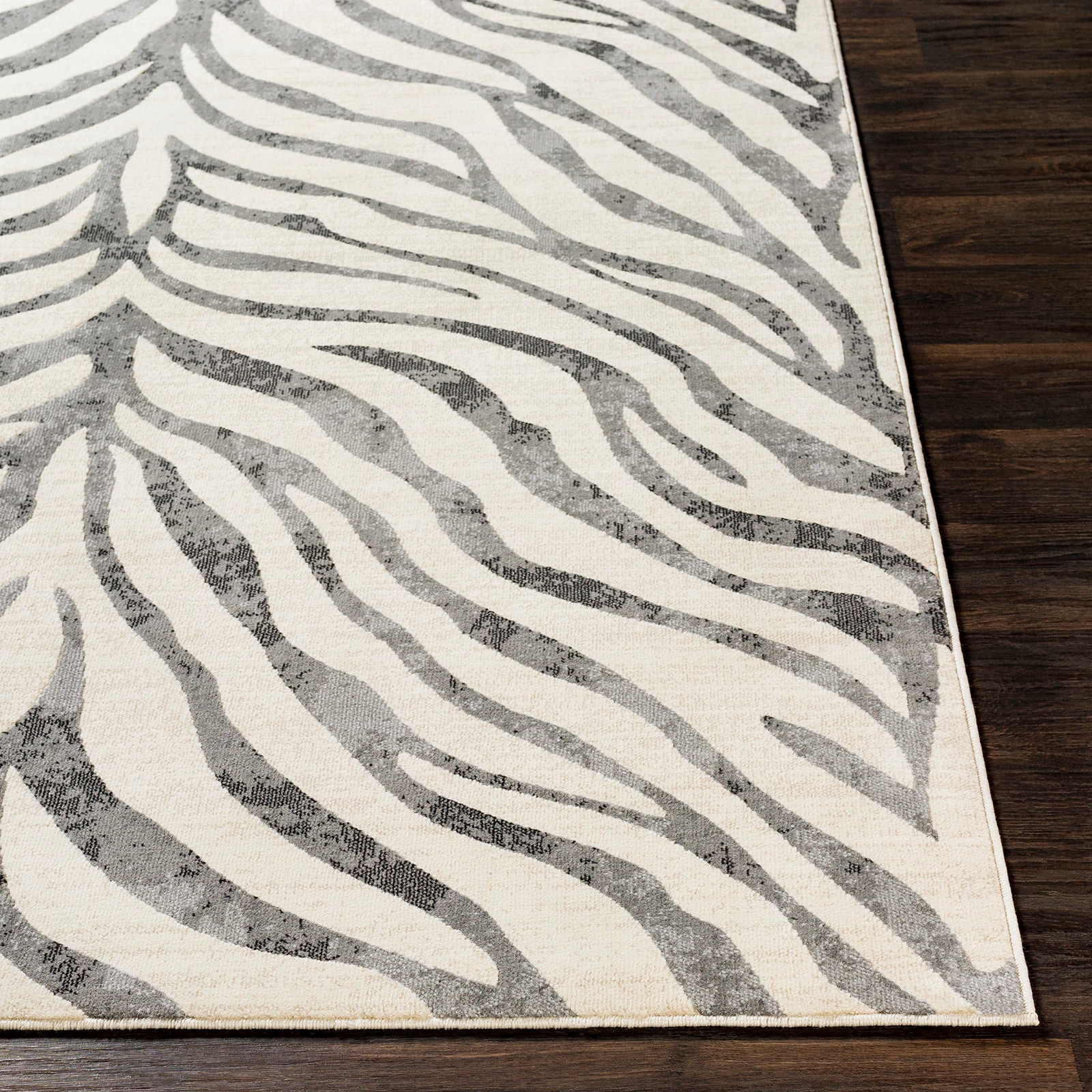 Livabliss Teppich »LUANDA«, rechteckig, 11 mm Höhe, Skandinavischer Teppich, Boho Wohnzimmerteppich/Läufer im Zebra Muster