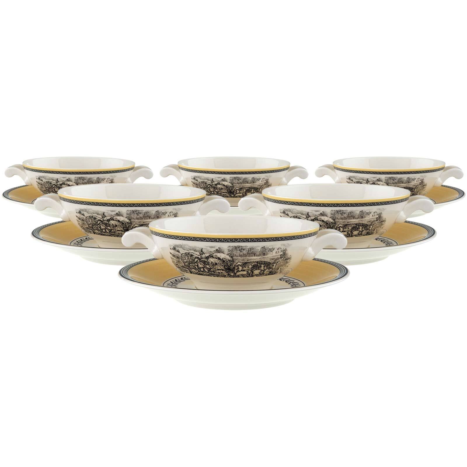 Villeroy & Boch Tasse »Suppentassen mit Untertassen Audun Ferme 400 ml 6er günstig online kaufen