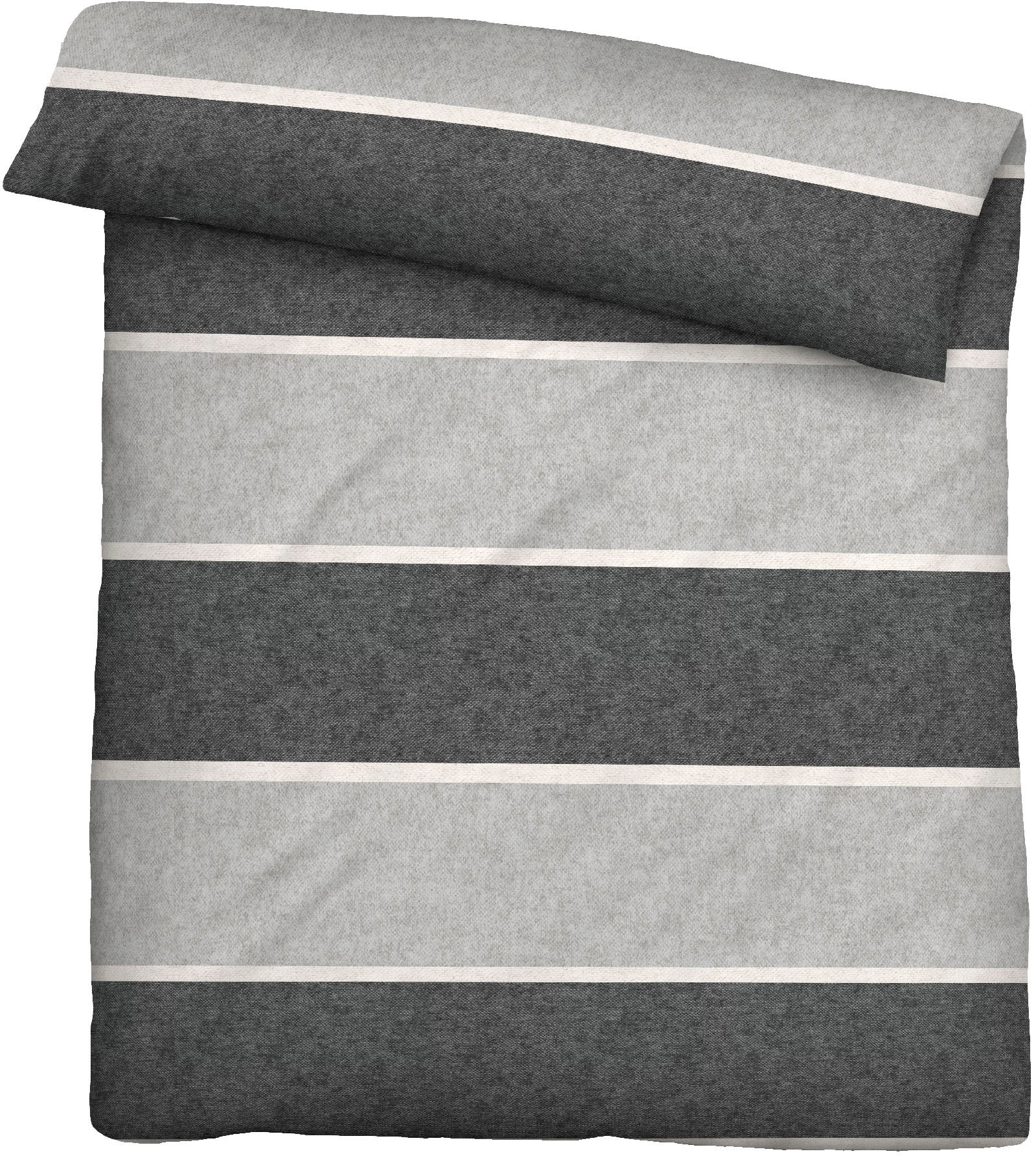 Biberna Bettwäsche »Jonas«, kuschelig warm, weich, pflegeleicht, 100% Baumwolle, made in Germany