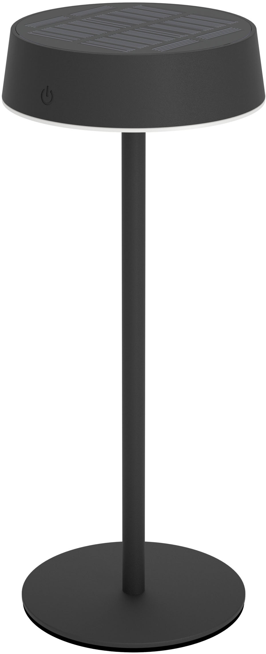 EGLO Tischleuchte »SIMERI Tischlampe - Stahl - SOLAR-LED - 3W - IP44« LED-Modul 1 Stk. Kaltweiß | Neutralweiß | Warmweiß Solarleuchte, Außentischleuchte, Akku, Leselampe, H31 x Ø13 cm