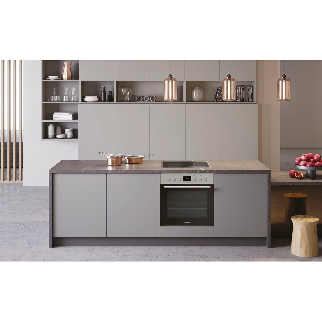 BAUKNECHT Induktions Herd-Set »HEKO I200«, HIP2 KI5V IN