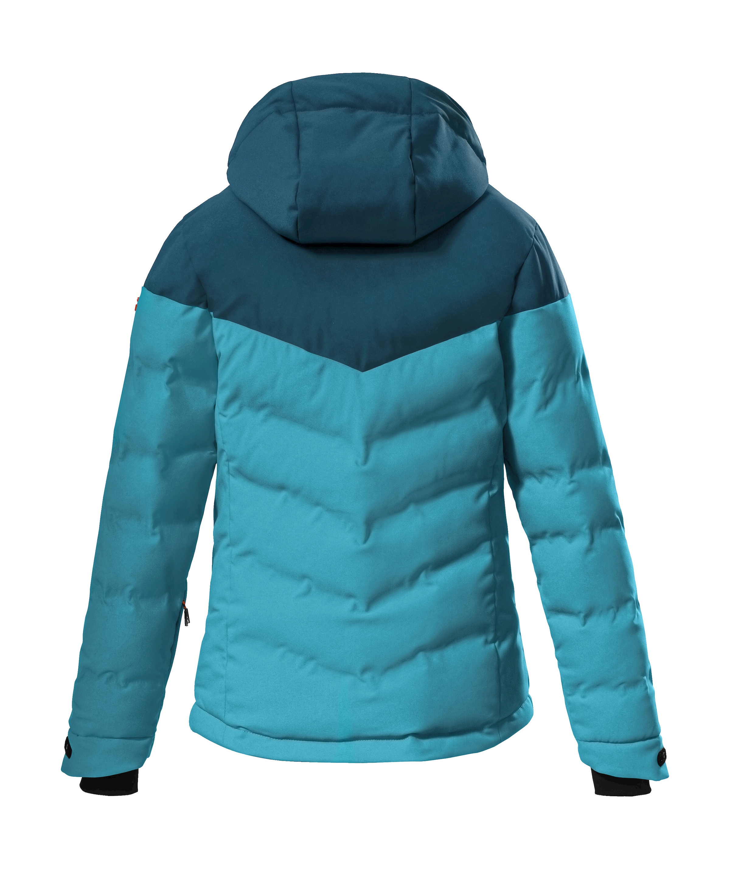 Killtec Skijacke »KSW 157 GRLS SKI QLTD JCKT«, Wasserabweisende, winddichte Winterjacke mit abnehmbarer Kapuze