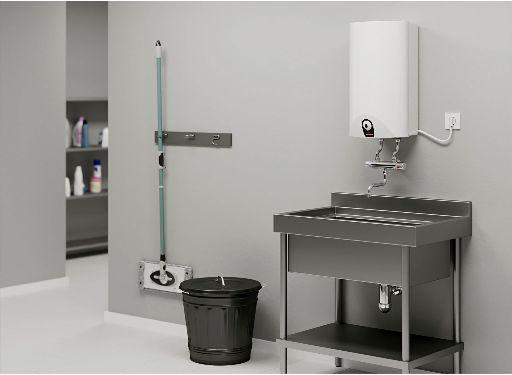 STIEBEL ELTRON Kochendwassergerät »Boiler EB 15 SL« 15 l, für die Dusche, offen, drucklos, mit Stecker