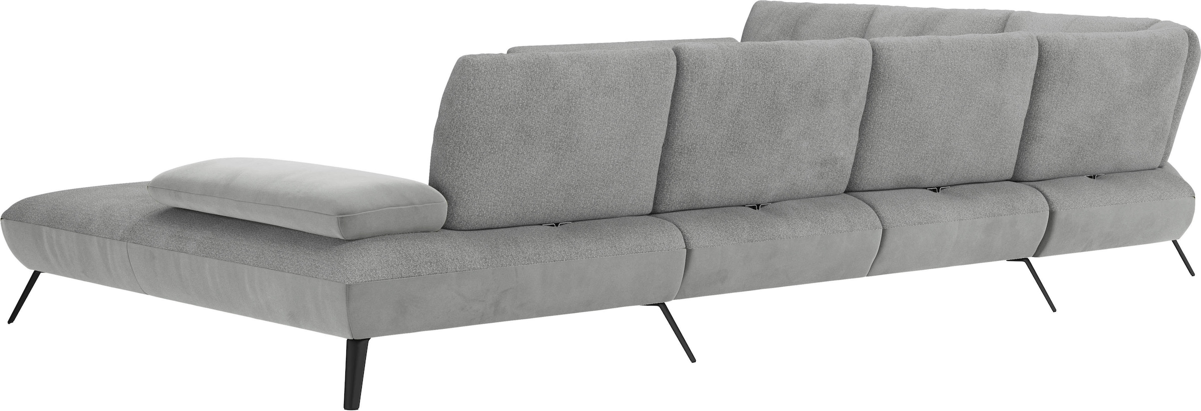 Places of Style Wohnlandschaft »Mikado U-Form«, inkl. Sitztiefenverstellung und Armteilverstellung