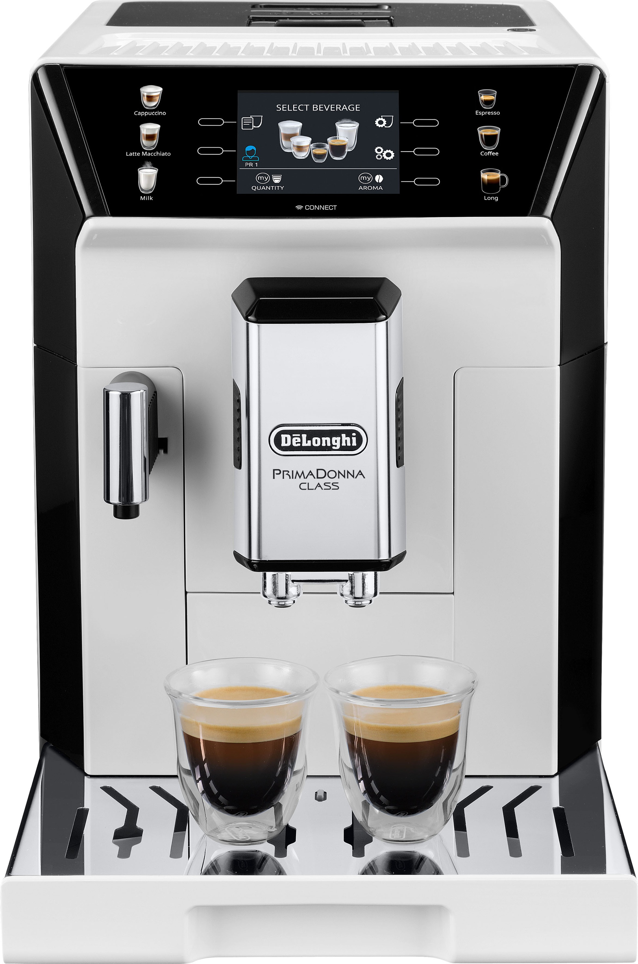 2. Bild von De'Longhi Kaffeevollautomat »PrimaDonna Class ECAM 550.65.W, weiß«