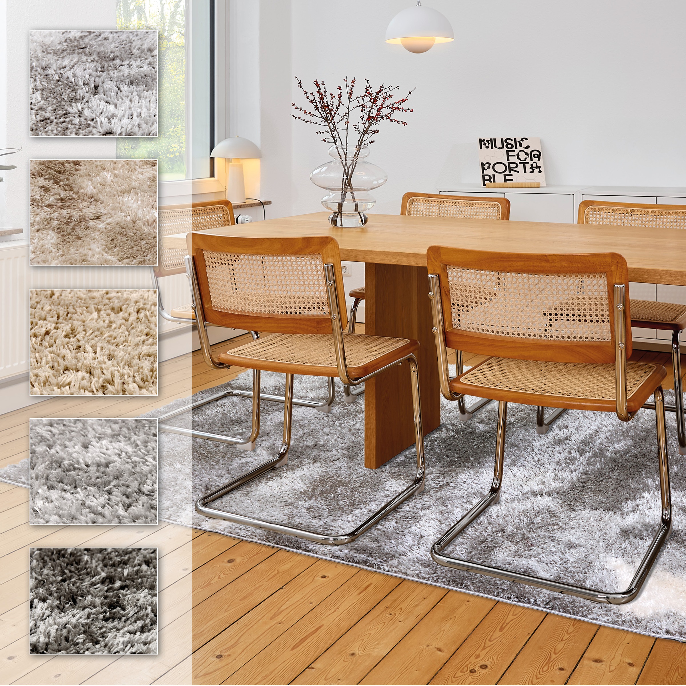 ASTRA Hochflor-Teppich »Paulie 251«, rechteckig, 25 mm Höhe, Langflor, Shag günstig online kaufen