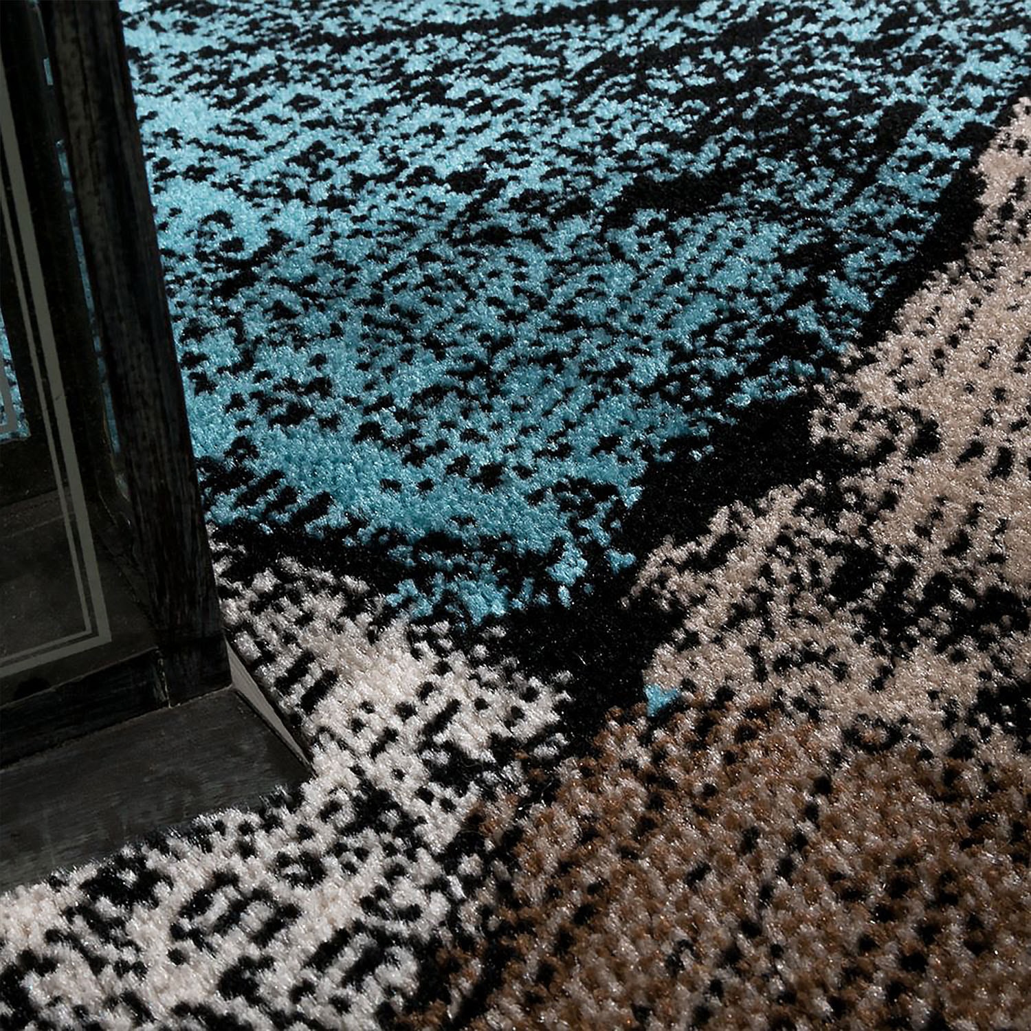 Paco Home Läufer »Metro 155«, rechteckig, 12 mm Höhe, Teppich-Läufer, Kurzflor, modernes Karo-Muster