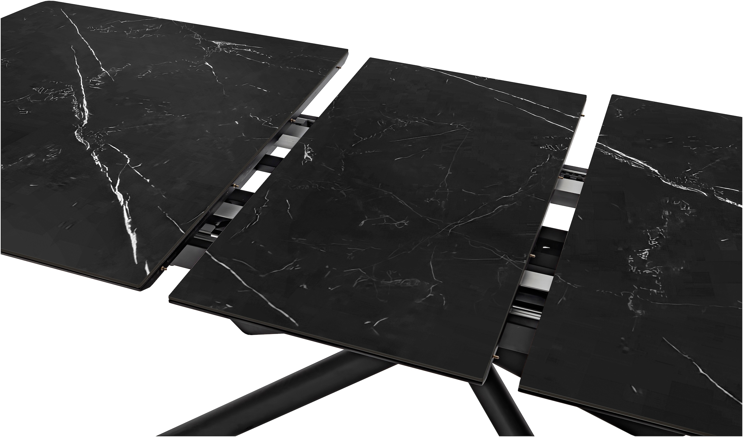 MCA furniture Esstisch »VANINO Auszugtisch 180-230 cm marmoriert«, (1 St.), Keramik,Metall,Synchronauszug,ausziehbar,8-10 Personen