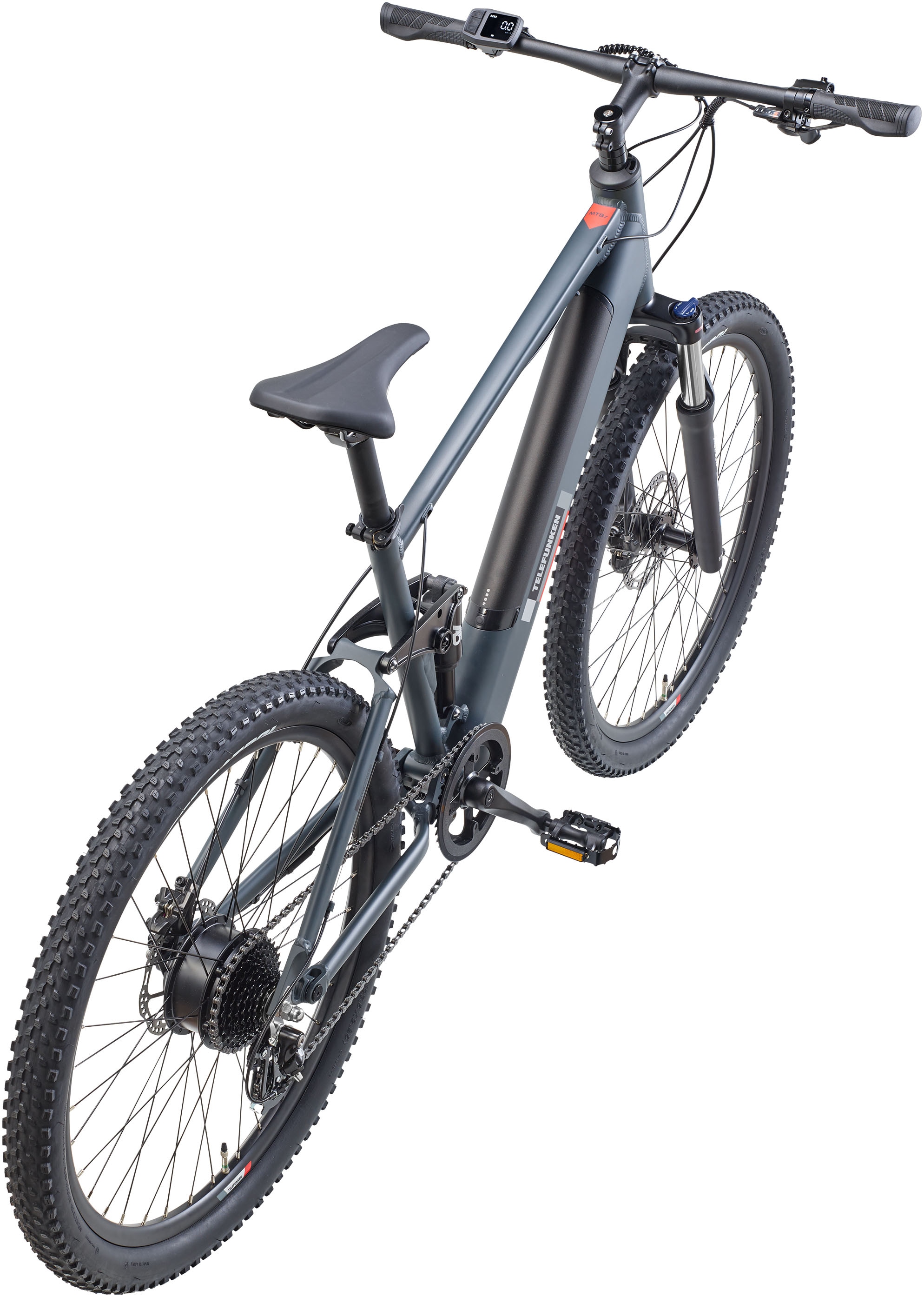 Telefunken E-Bike »Aufsteiger M936«, 8 Gang, Shimano, Altus, Heckmotor 250 W, Pedelec, Elektrofahrrad, Damen, Herren, MTB, Fully
