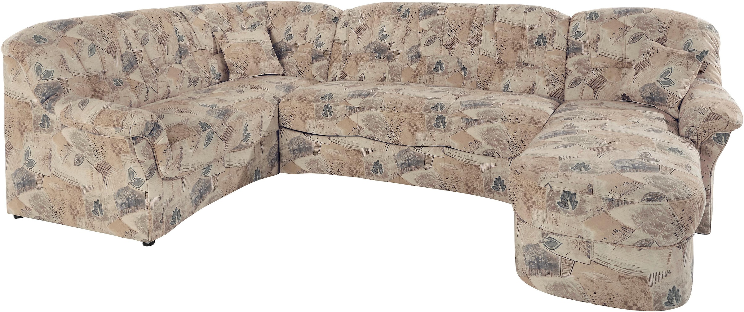 DOMO collection Wohnlandschaft »Bahia mit viel Platz, zeitloses Design, U-Form«, wahlweise mit Bettfunktion