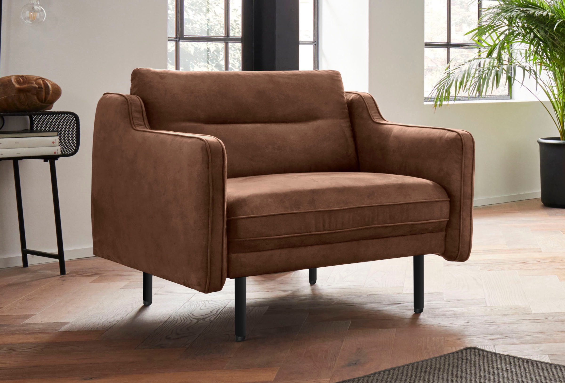 Home affaire Sessel »Nordfyn« edles Design in 3 Bezugsqualitäten, Design by günstig online kaufen