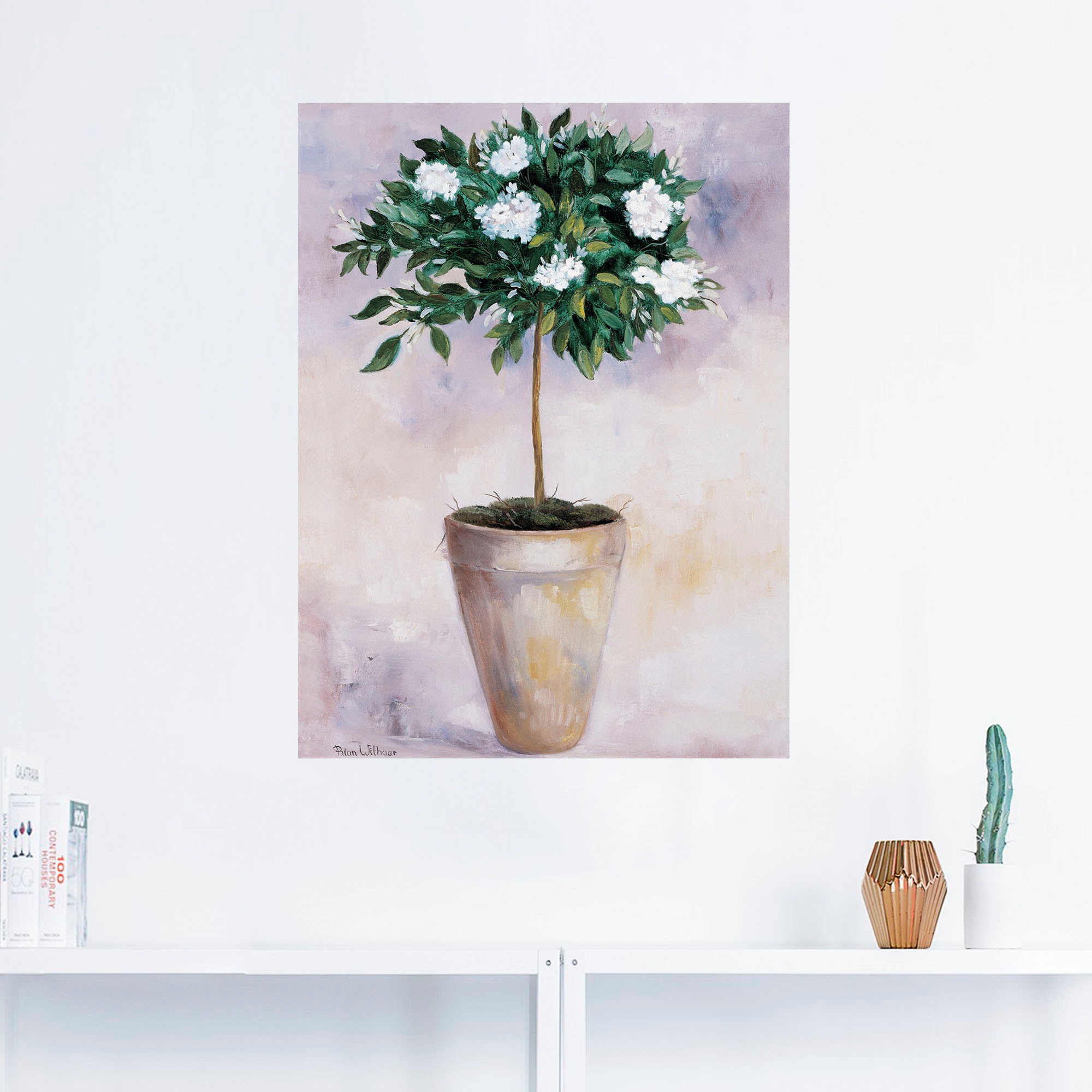 Artland Wandbild »Winterjasmin«, Pflanzen, (1 St.), als Poster, Wandaufkleber in verschied. Größen