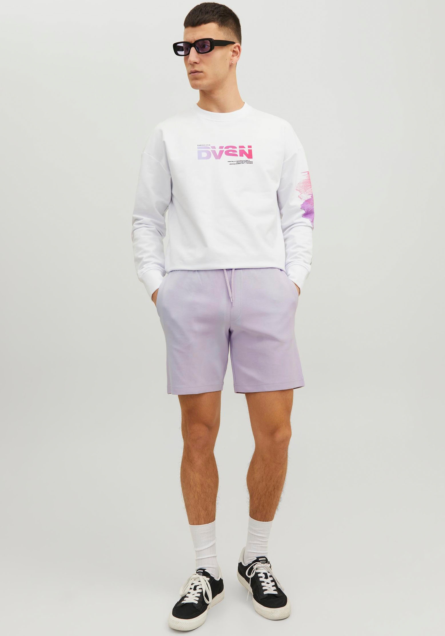 4. Bild von Jack & Jones Sweatshorts »JPSTNEWBASIC SWEAT SHORTS NAFA«