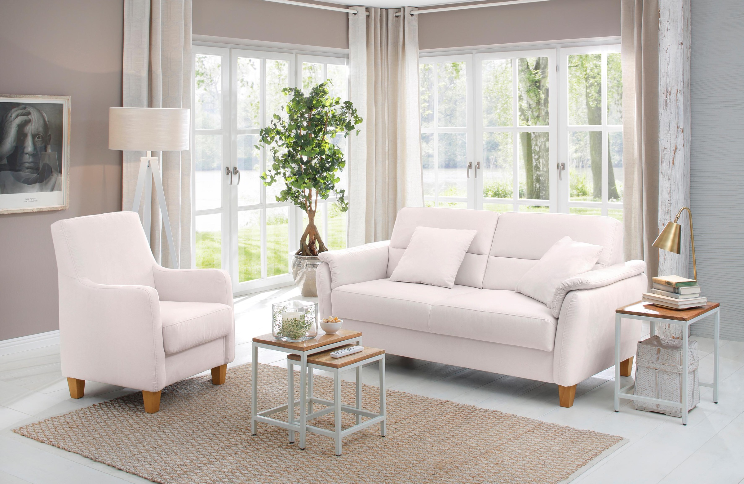 Home affaire Sessel »Palmera, B: 70 cm« mit Federkern günstig online kaufen