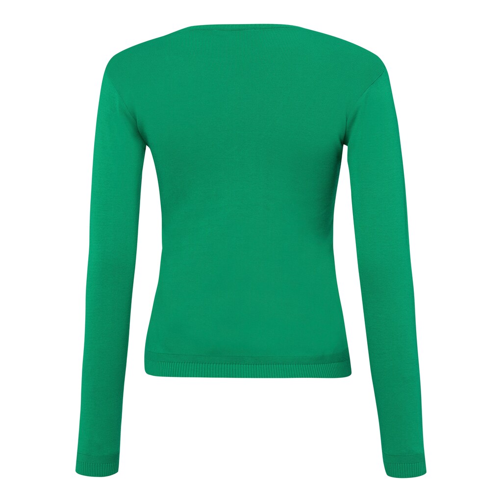 United Colors of Benetton V-Ausschnitt-Pullover, in zeitloser Optik mit vielseitigen Einsatzmöglichkeiten