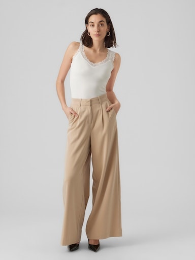 Vero Moda Spitzentop »VMROSA SL TOP JRS NOOS« Viskosemischung