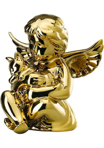 Rosenthal Engelfigur »Engel mit Katze«, (1 St.), Biskuitporzellan, goldfarben kaufen