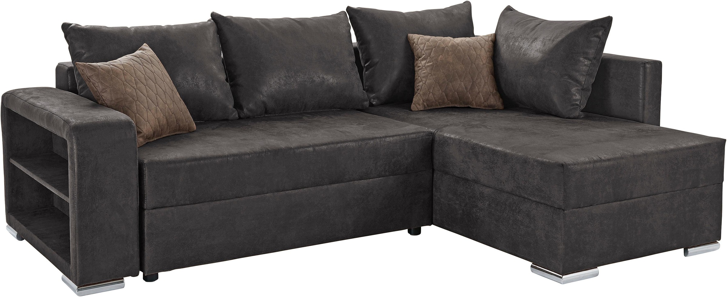 COLLECTION AB Ecksofa »John L-Form«, inklusive Bettfunktion und Bettkasten günstig online kaufen