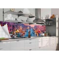 MySpotti Küchenrückwand »fixy Nevio«, (1 tlg.), selbstklebende und flexible Küchenrückwand-Folie