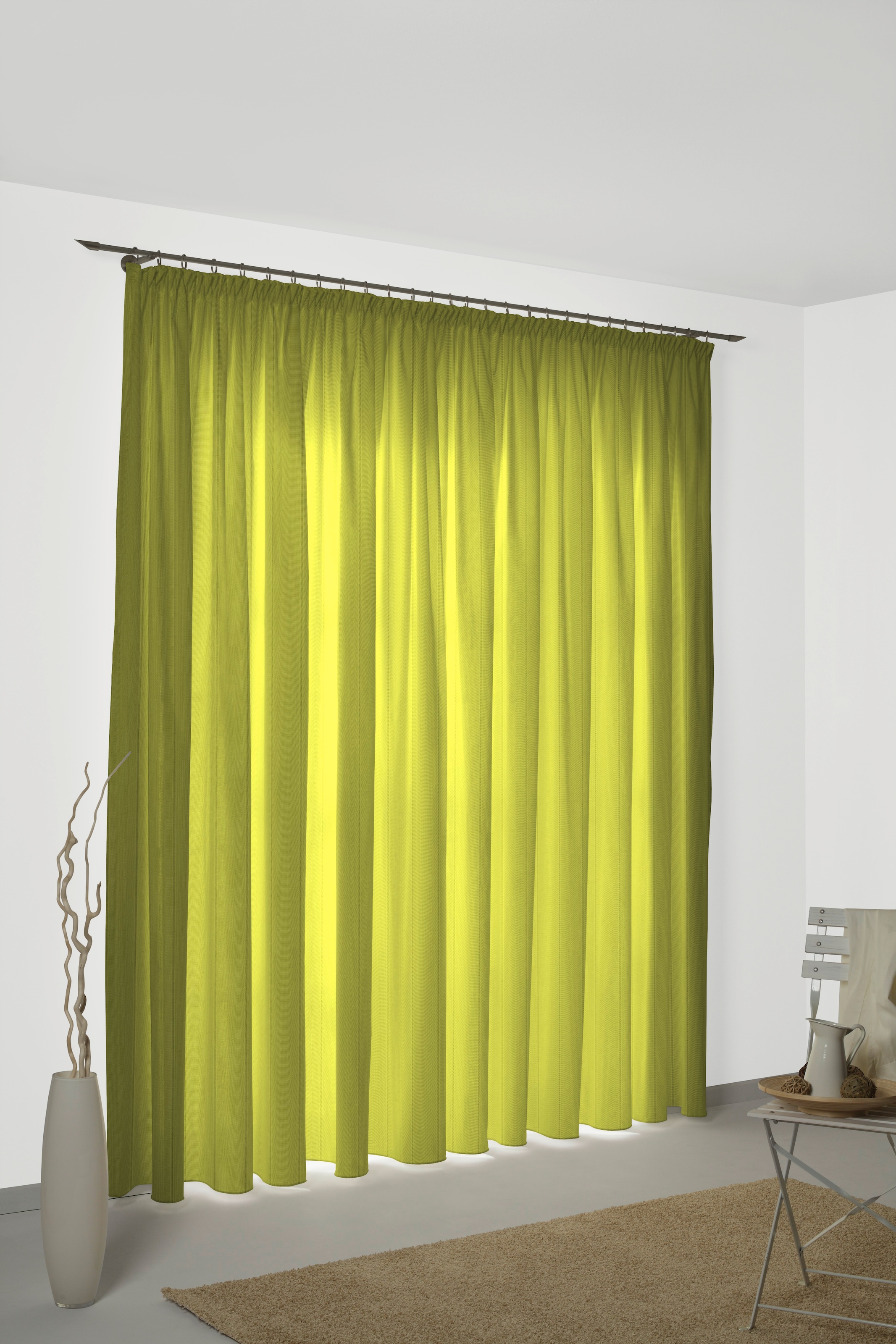 Wirth Vorhang »Felsted« Kräuselband 1 Stk. tlg.