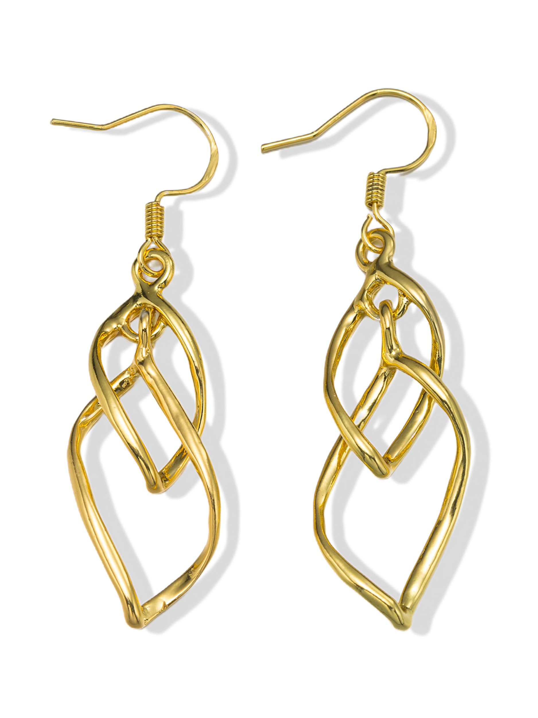 Aniston JEWELRY & WATCHES Paar Ohrhaken »Schmuck Geschenk Kupfer Ohrschmuck Ohrringe Blatt« Made in Germany